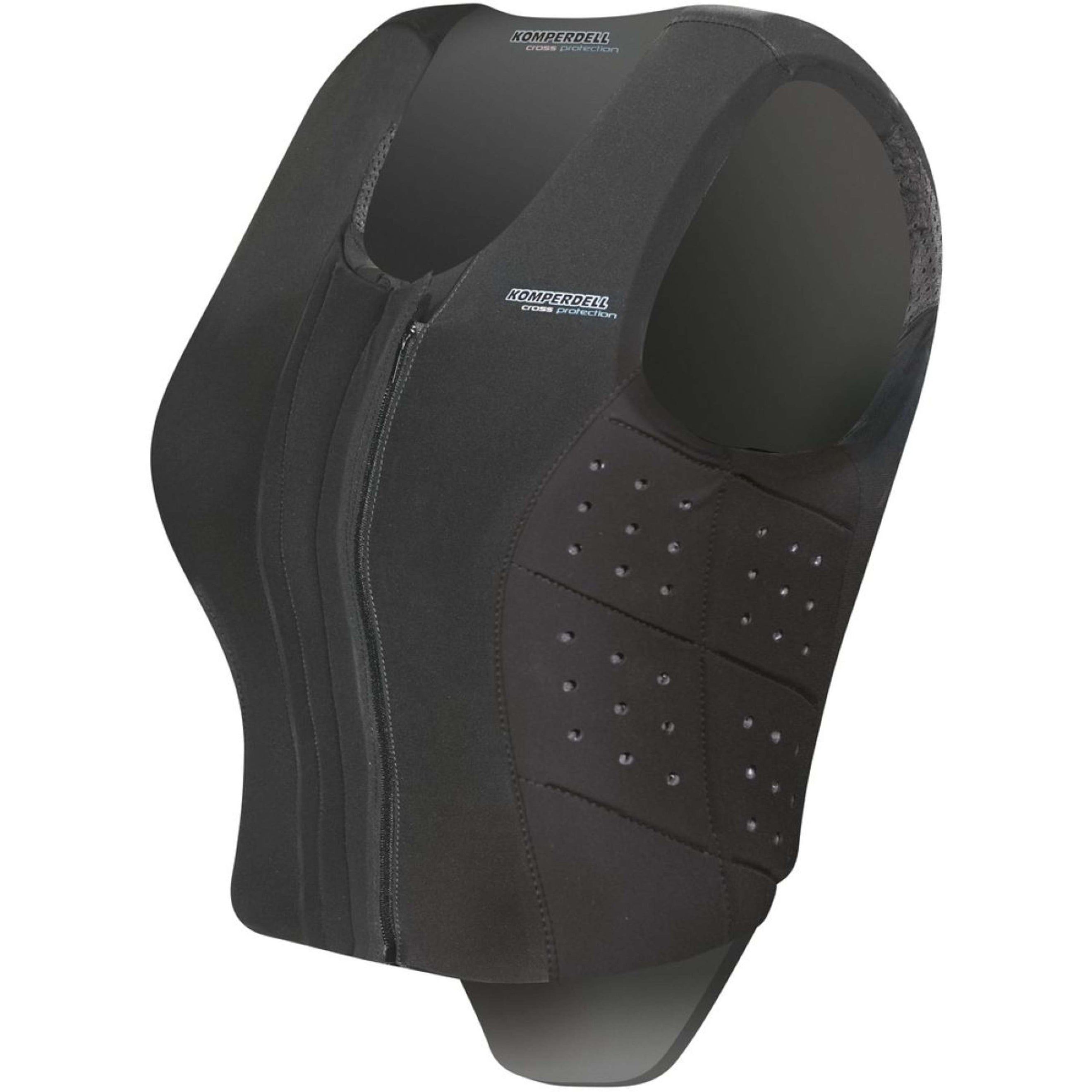 Komperdell Bodyprotector Frontzip Slim Black