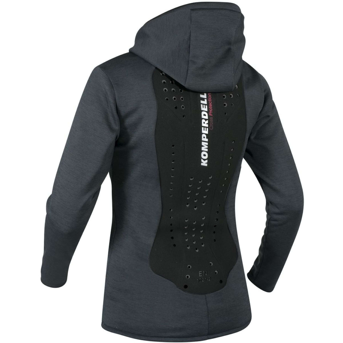 Komperdell Back Protector/Zip-Hoodie Black/Grey