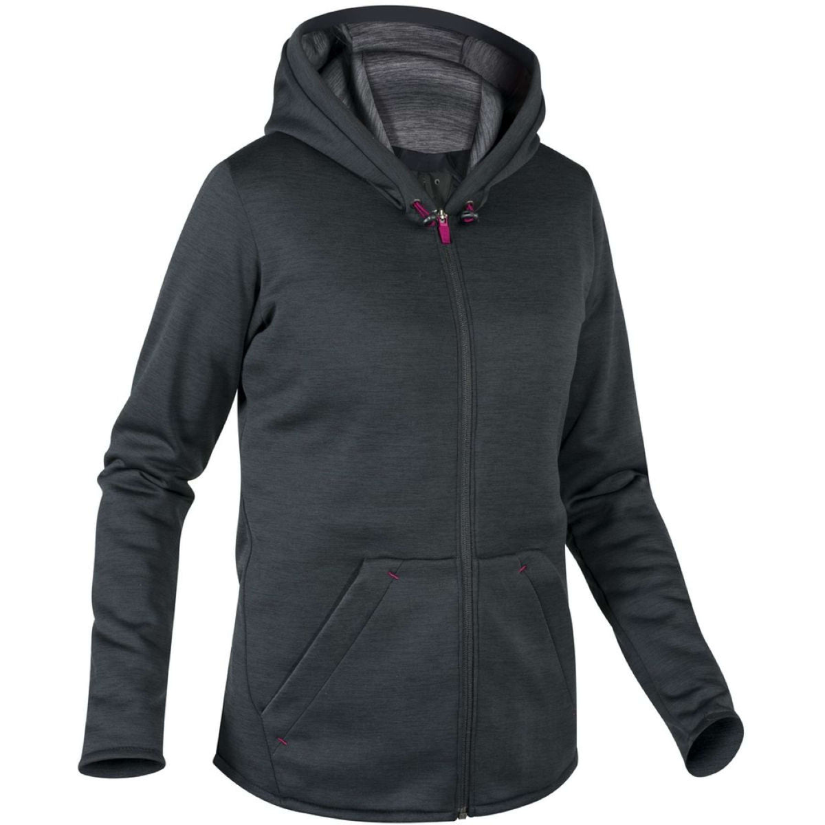 Komperdell Back Protector/Zip-Hoodie Black/Grey