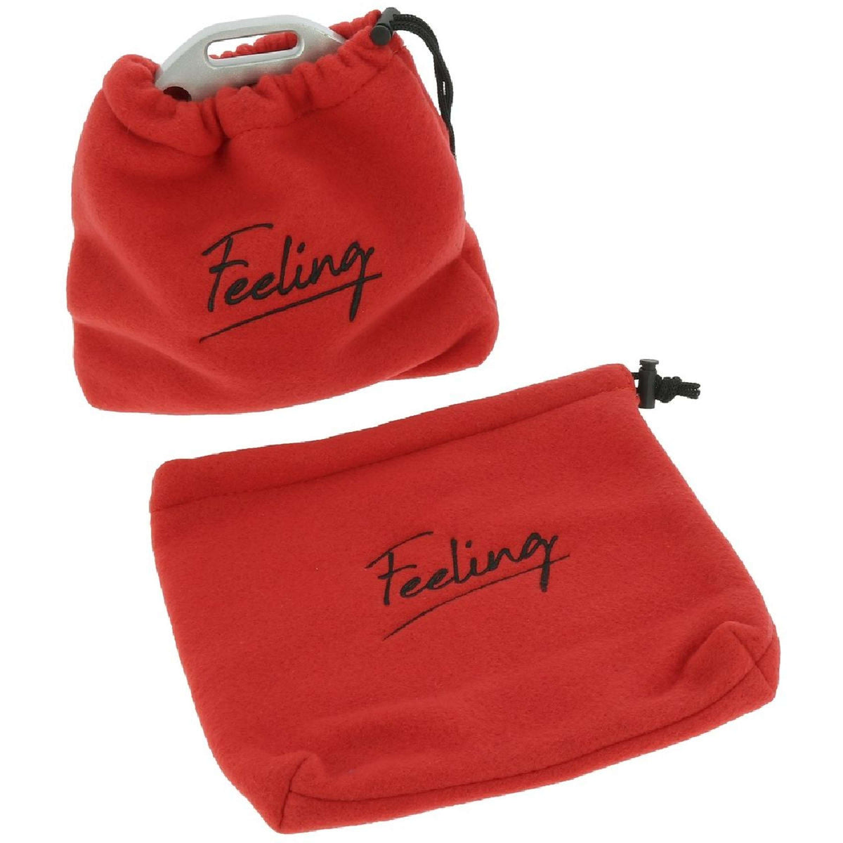 Feeling Stirrup Covers Fleece Red