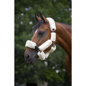 EQUITHÈME Head Collar Set Teddy Ecru