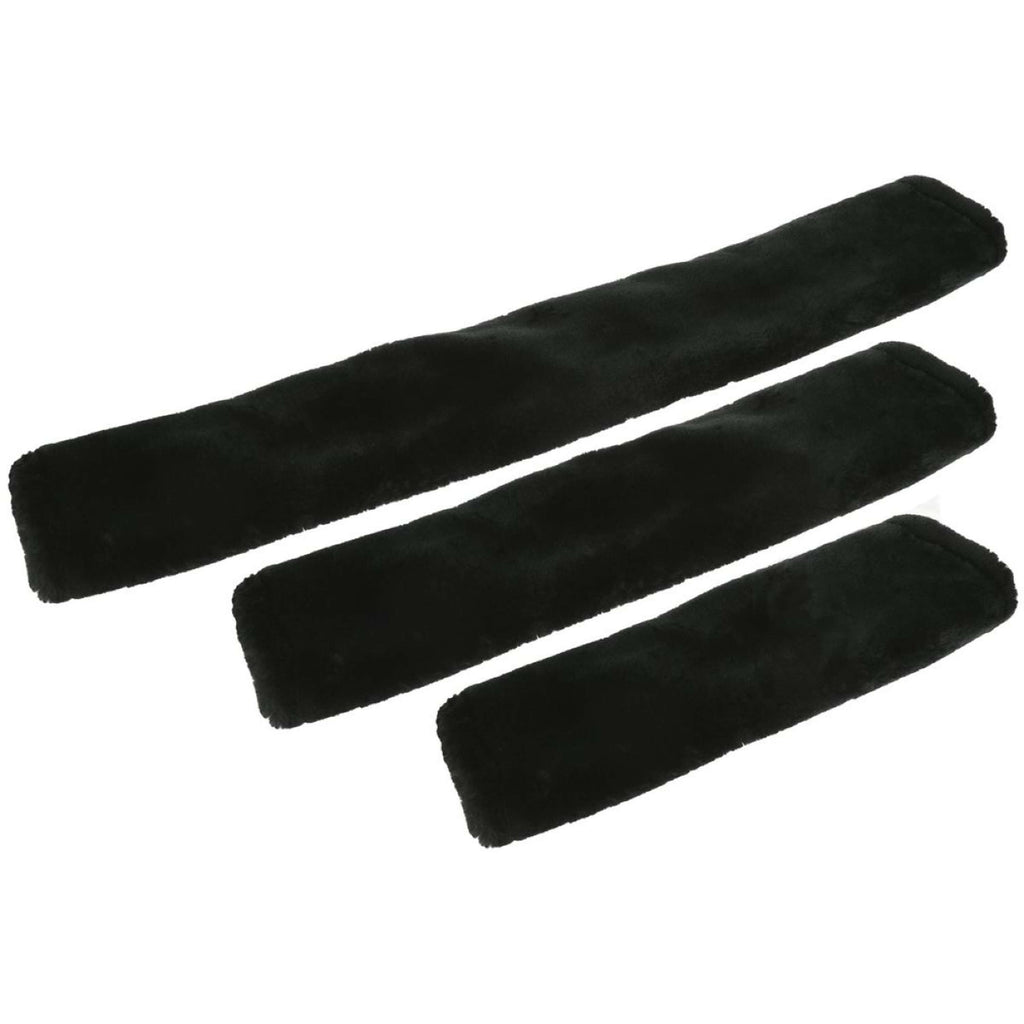 EQUITHÈME Girth Fur Cover Teddy Black