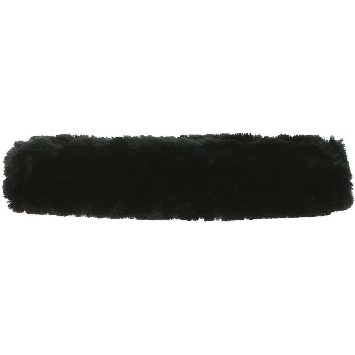 EQUITHÈME Fur Padded Nose Band Teddy Black