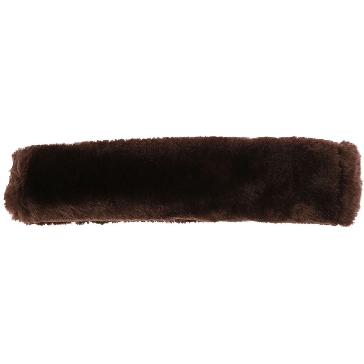 EQUITHÈME Fur Padded Nose Band Teddy Brown