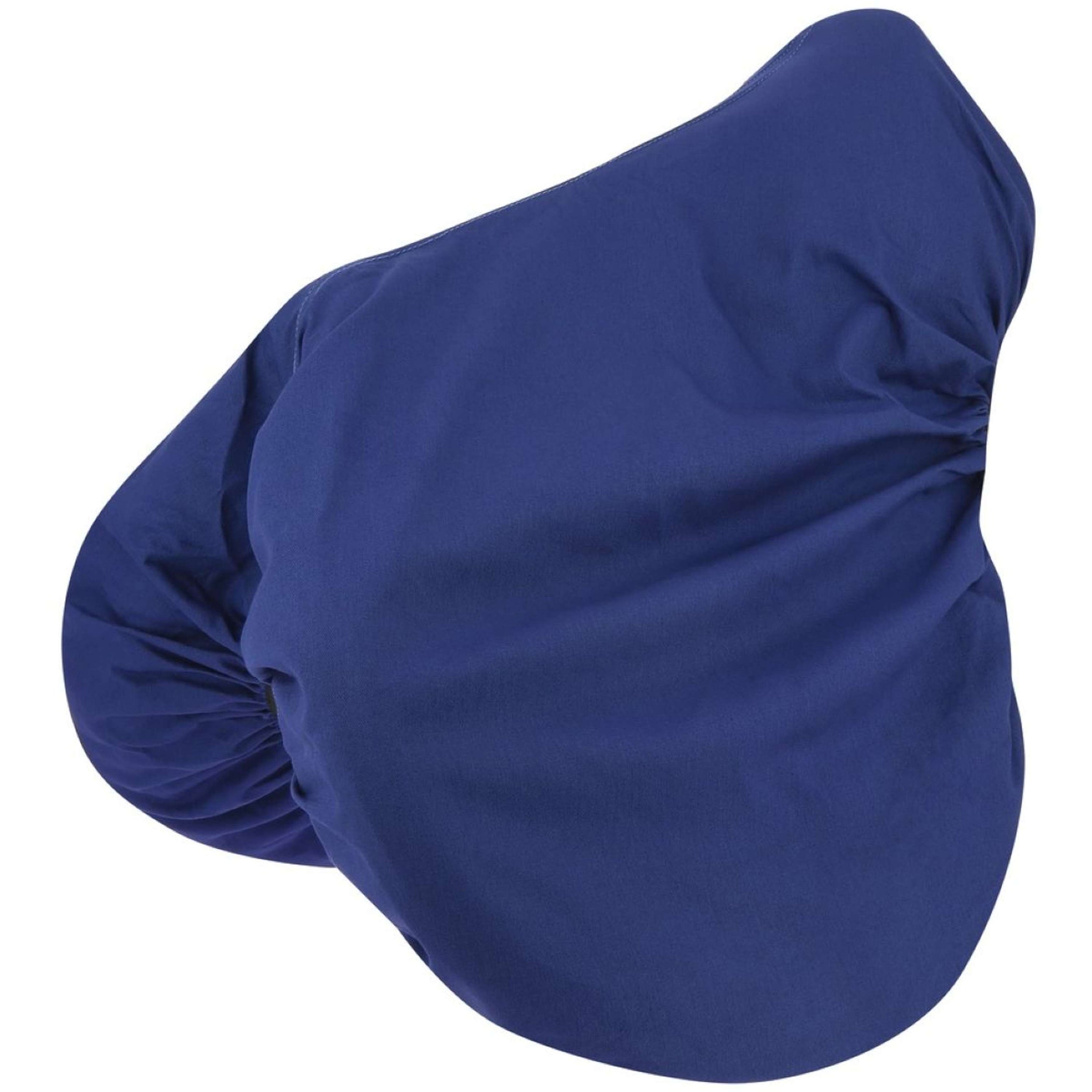 Riding World Saddle Cover Cotton Royal Blue