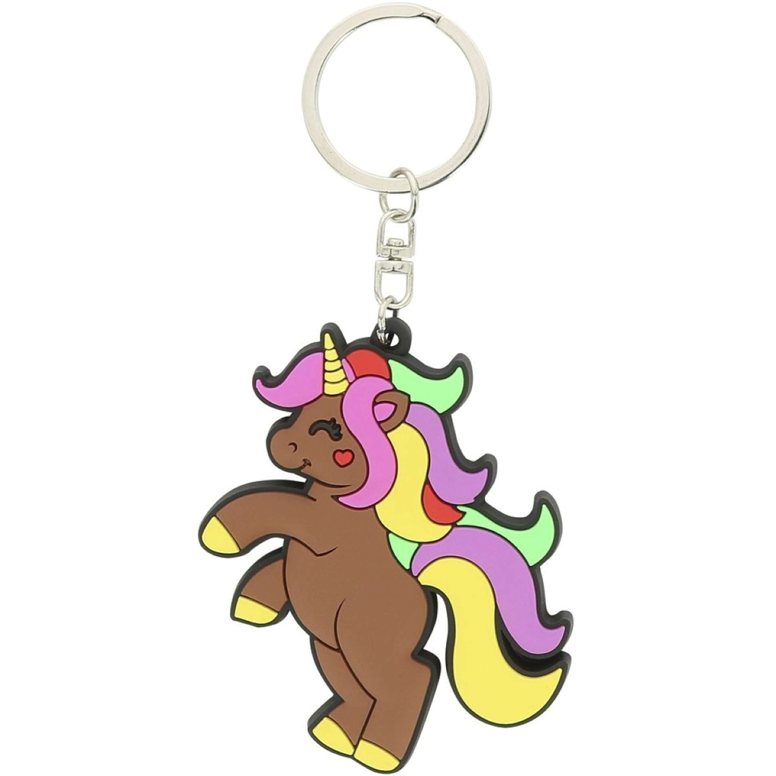 Equi-kids Keychain Licorne Unicorn Brown