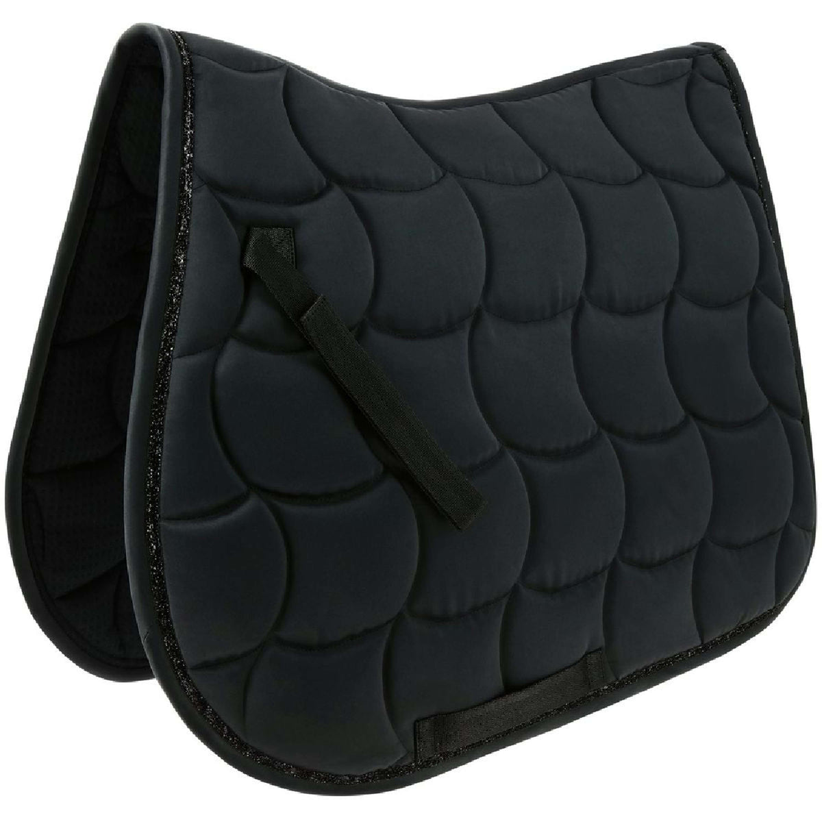 EQUITHÈME Saddlepad Satin General Purpose Black