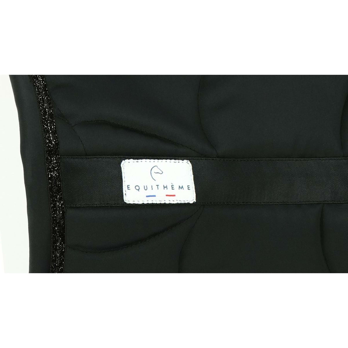 EQUITHÈME Saddlepad Satin Dressage Black