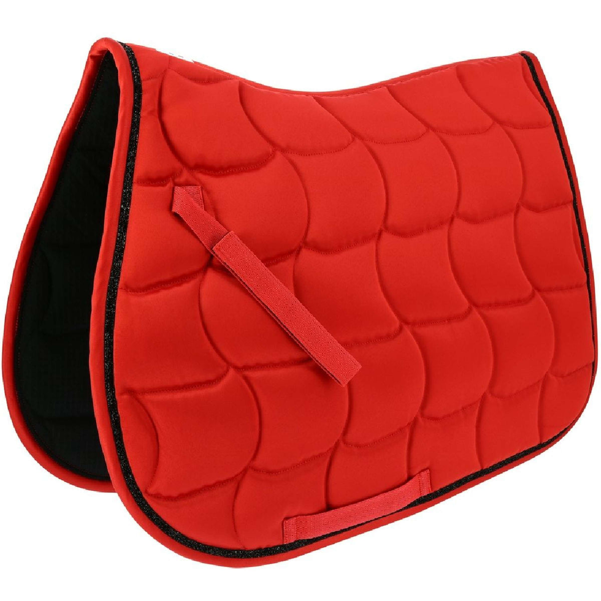 EQUITHÈME Saddlepad Satin General Purpose Red