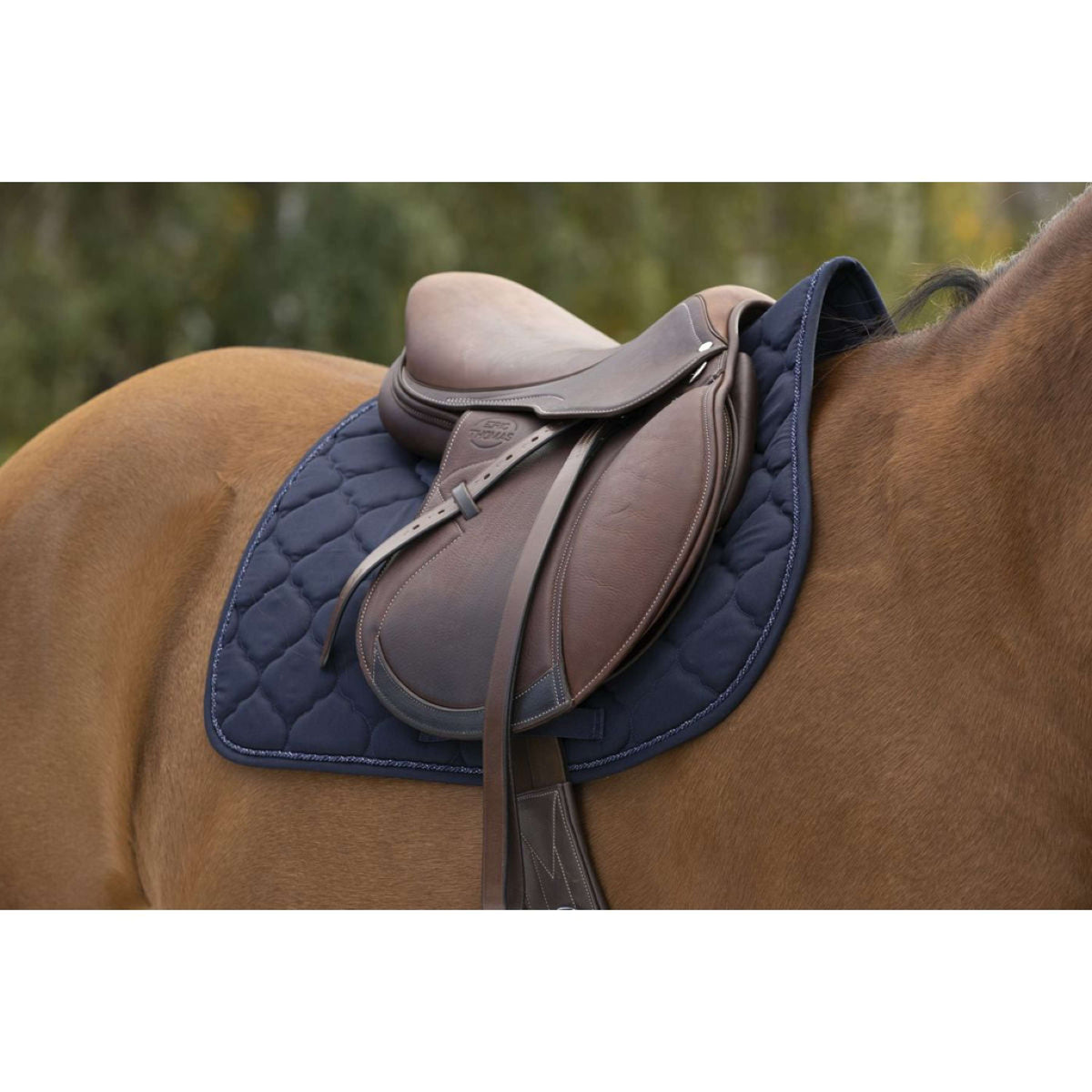 Riding World Saddlepad Rope Navy