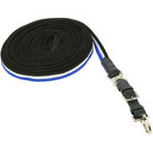 Norton Lunging Side Rope Lined/Leather Black/White/Blue