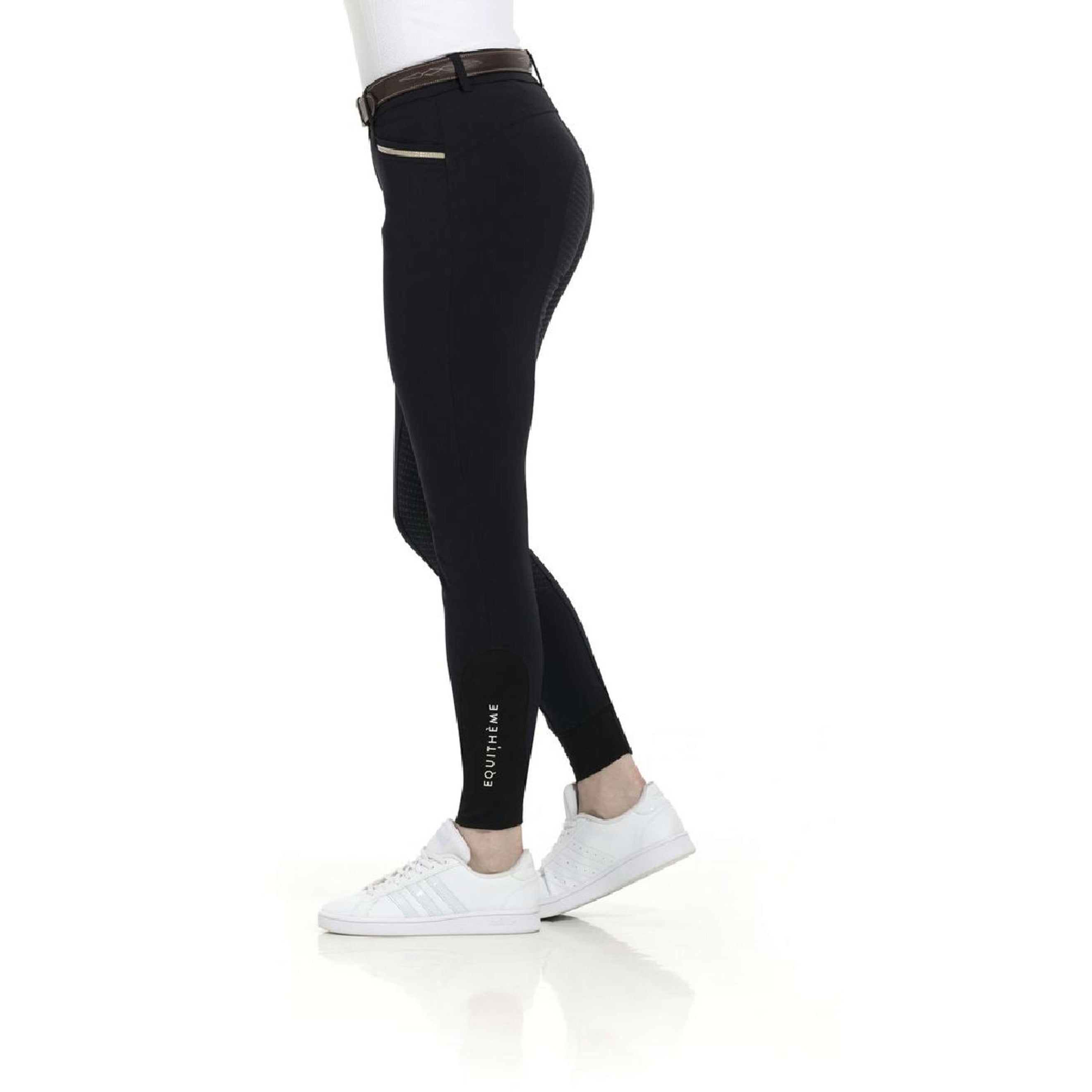 EQUITHÈME Breeches Gizel Silicon Seat Black