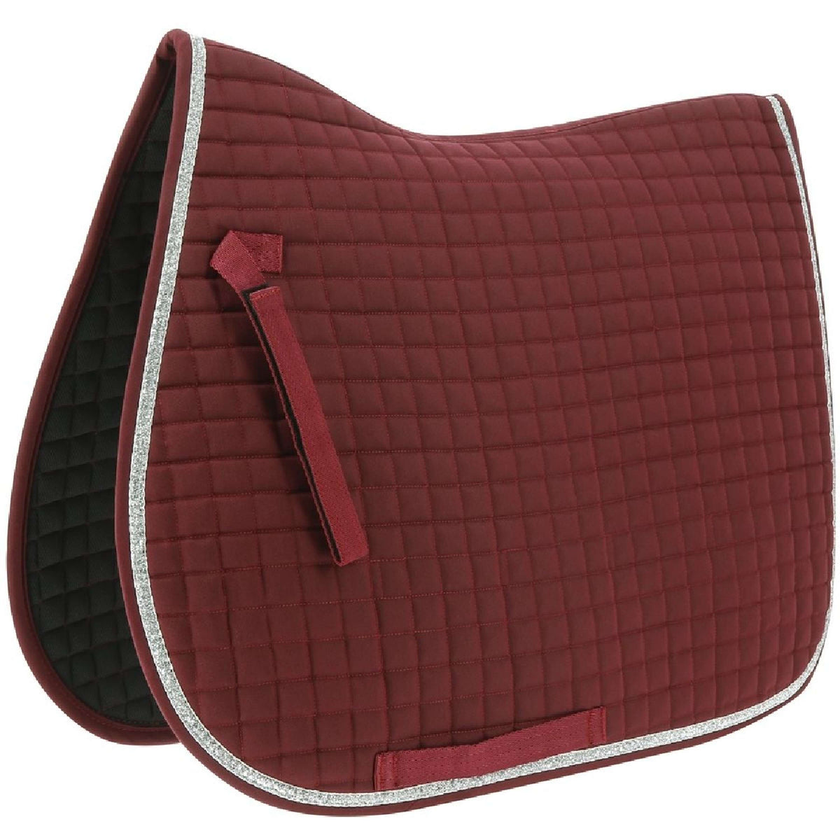 Riding World Saddlepad Girly Bordeaux