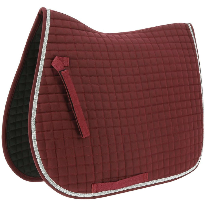 Riding World Saddlepad Girly Bordeaux