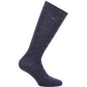 EQUITHÈME Socks Résille Navy/Pink