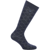 EQUITHÈME Socks Résille Navy/Silver