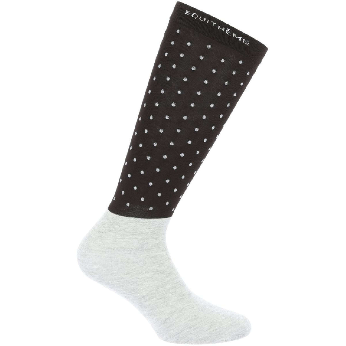 EQUITHÈME Socks Dotgrip Black