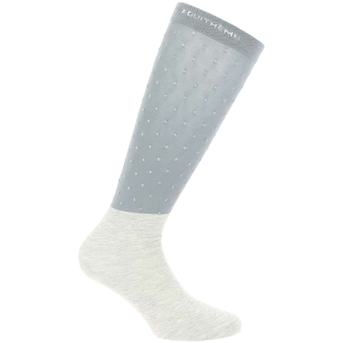 EQUITHÈME Socks Dotgrip lightGrey