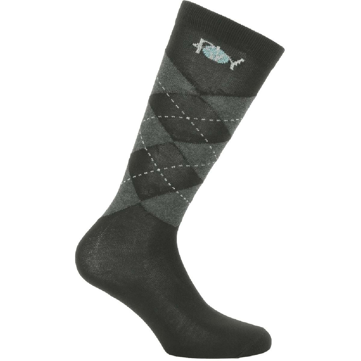 Riding World Socks Losange Black