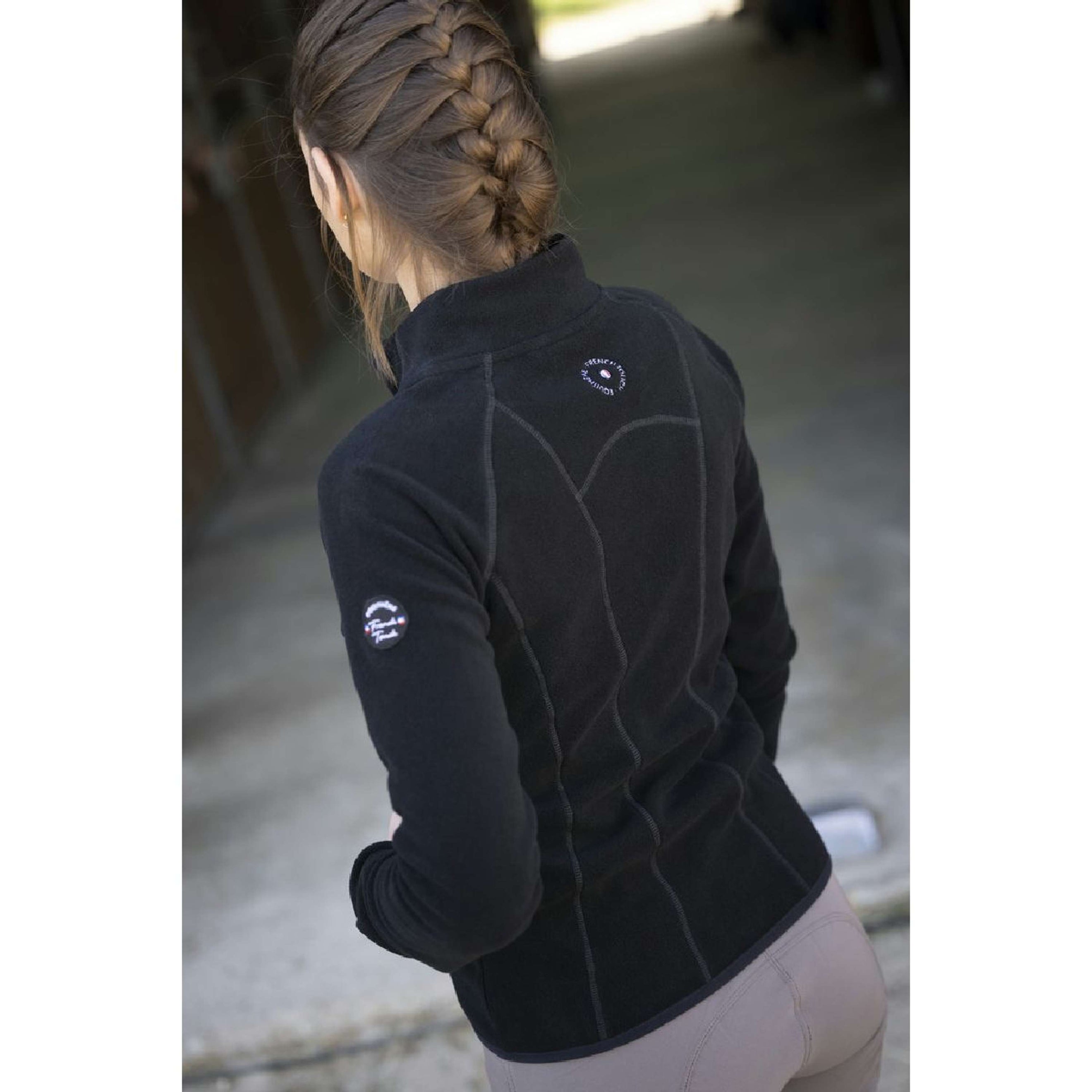 EQUITHÈME Fleece Vest Lena Black