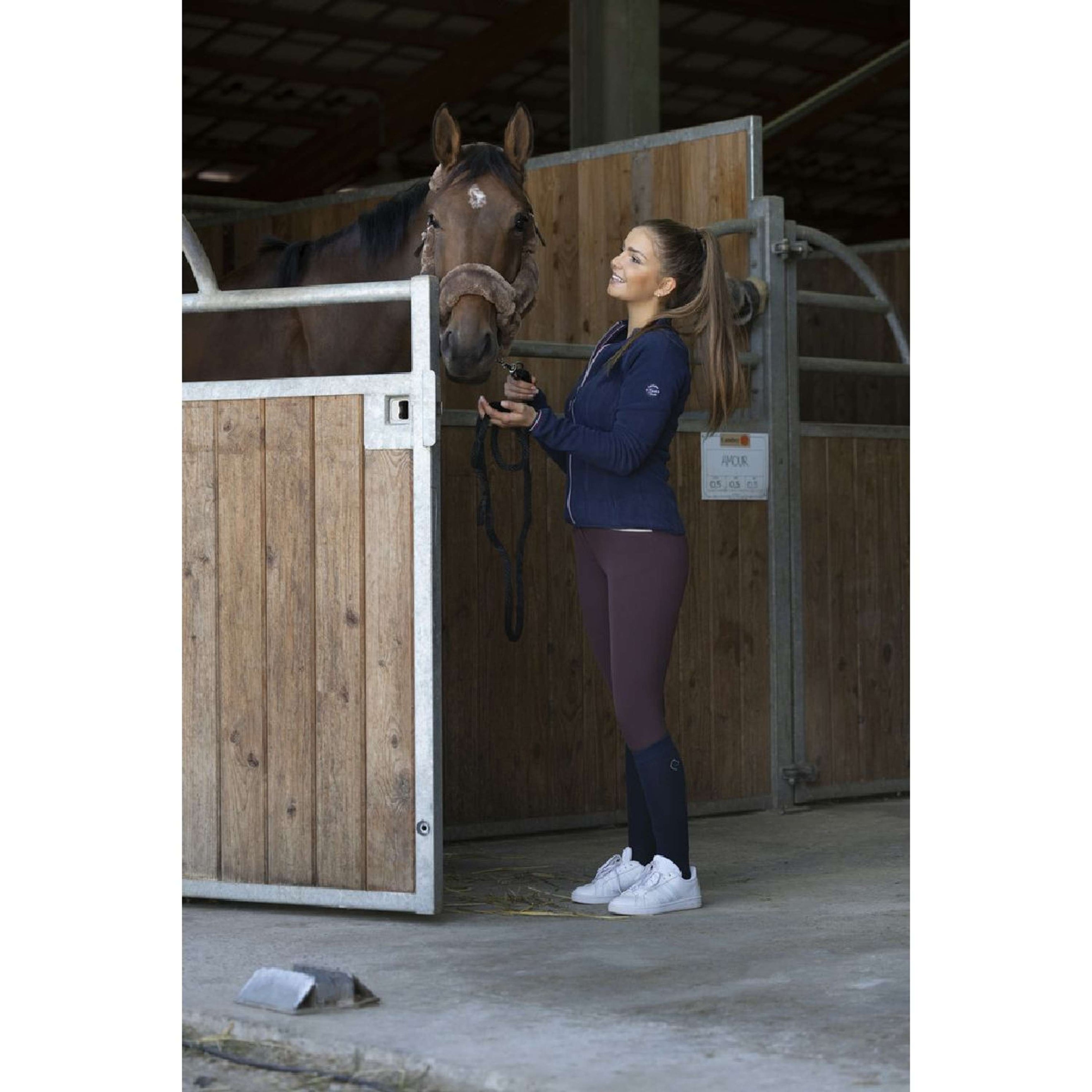 EQUITHÈME Fleece Vest Lena Navy