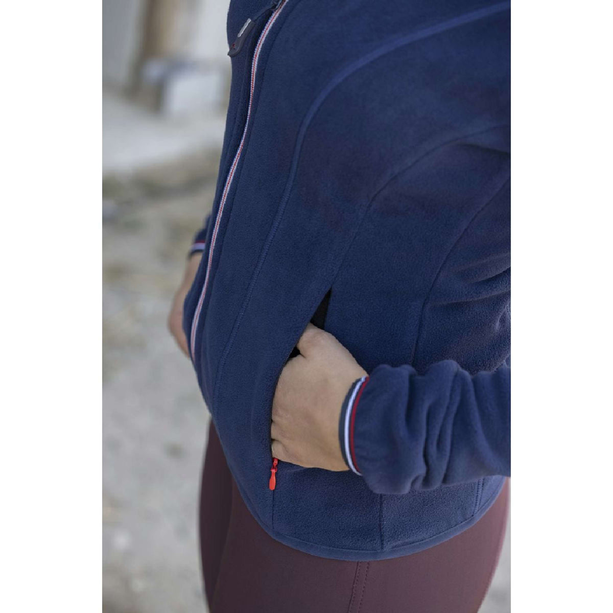 EQUITHÈME Fleece Vest Lena Navy