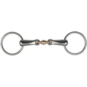 Metalab Loose Ring Snaffle with Copper Lozenge