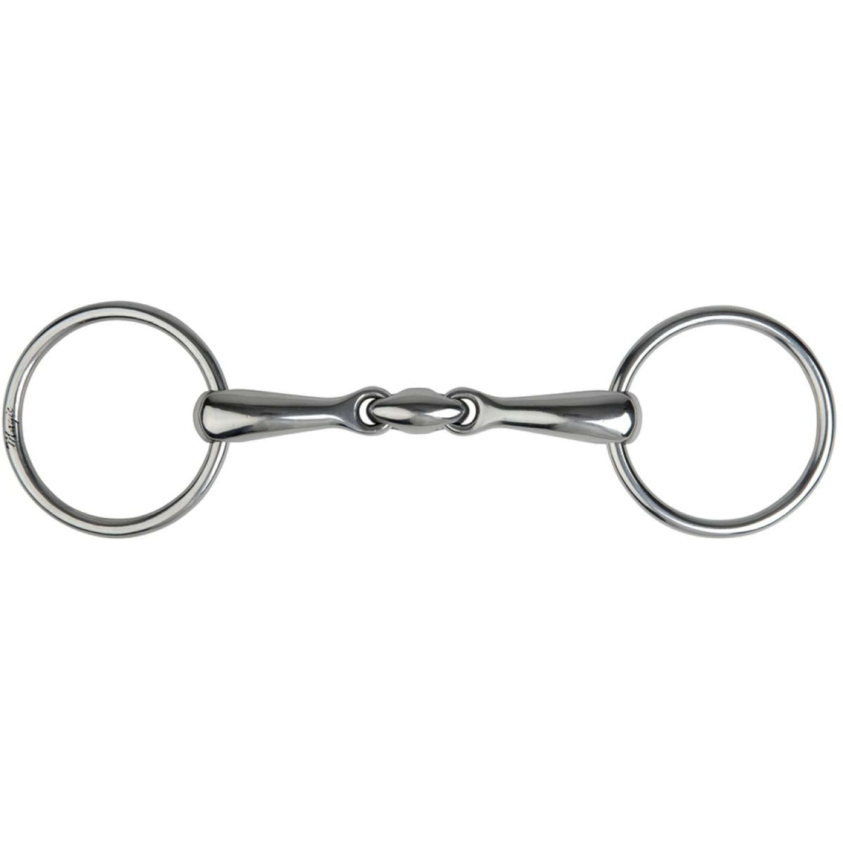 Metalab Loose Ring Snaffle Magic System Double Jointed