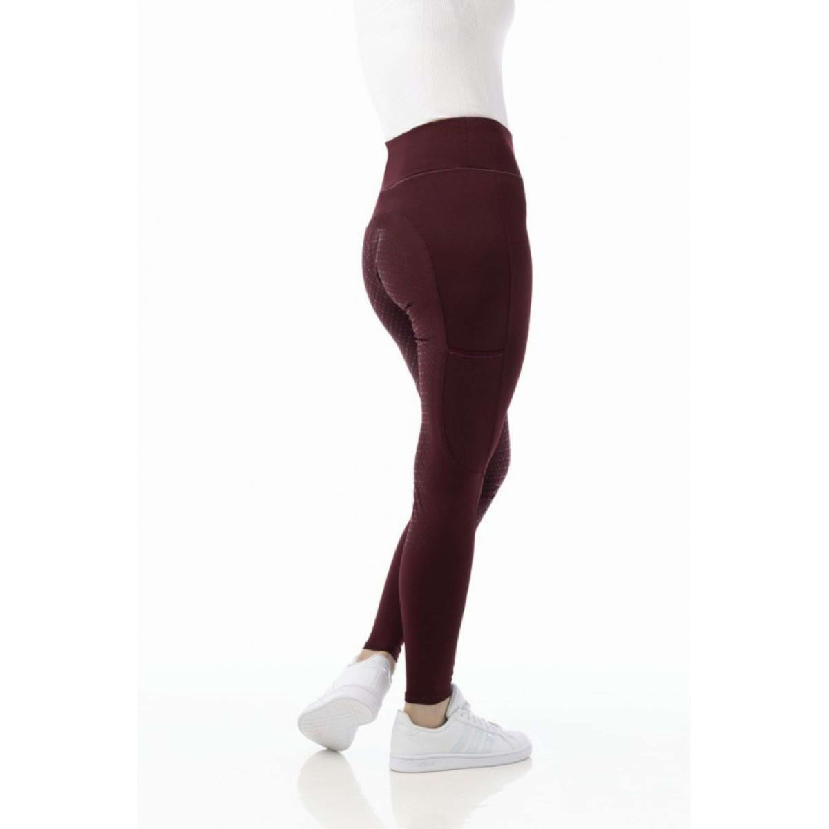 EQUITHÈME Riding Legging Lyly Pull-On Dark red