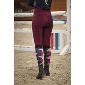 EQUITHÈME Riding Legging Lyly Pull-On Dark red