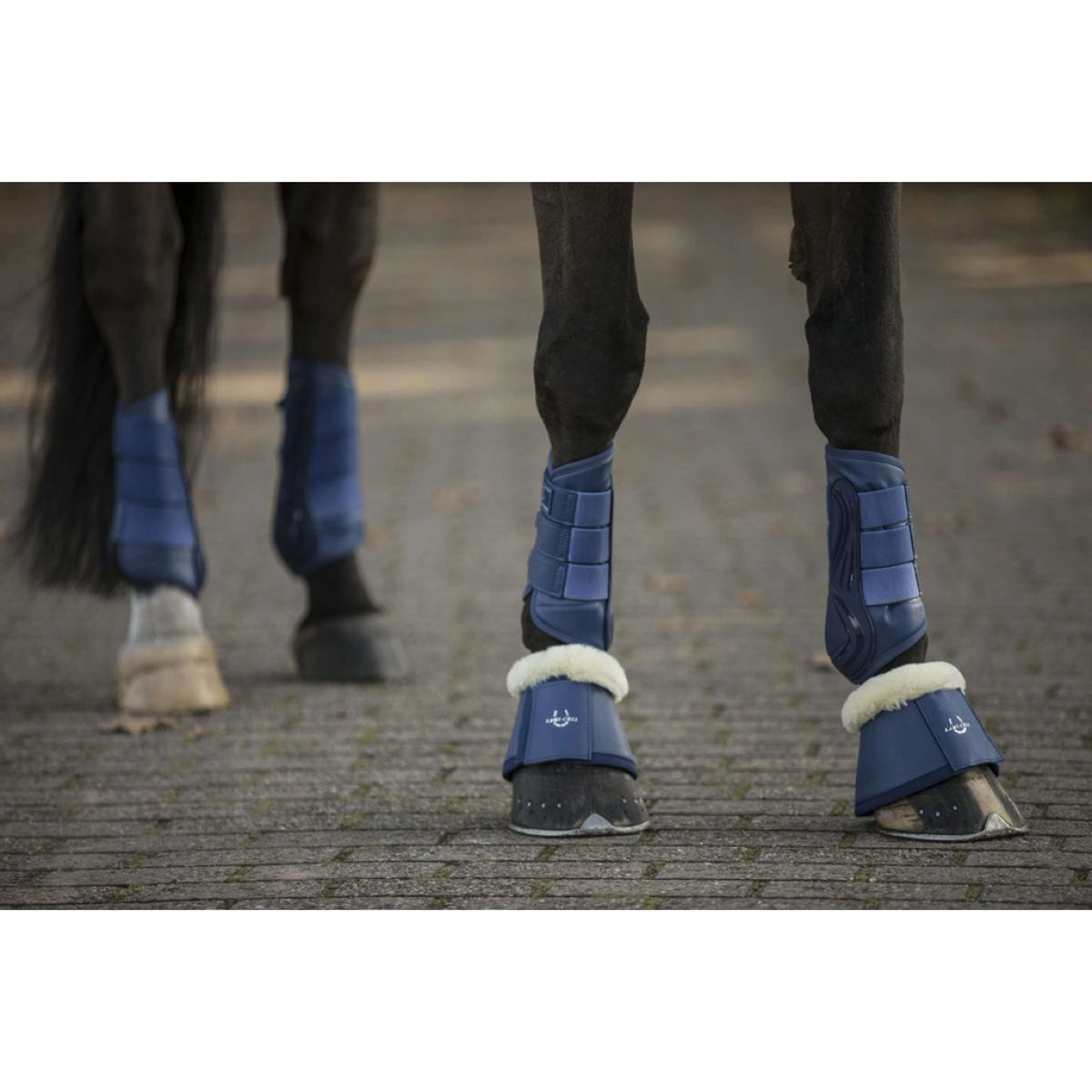 Lami-Cell Bell Boots with Fur Attol Blue