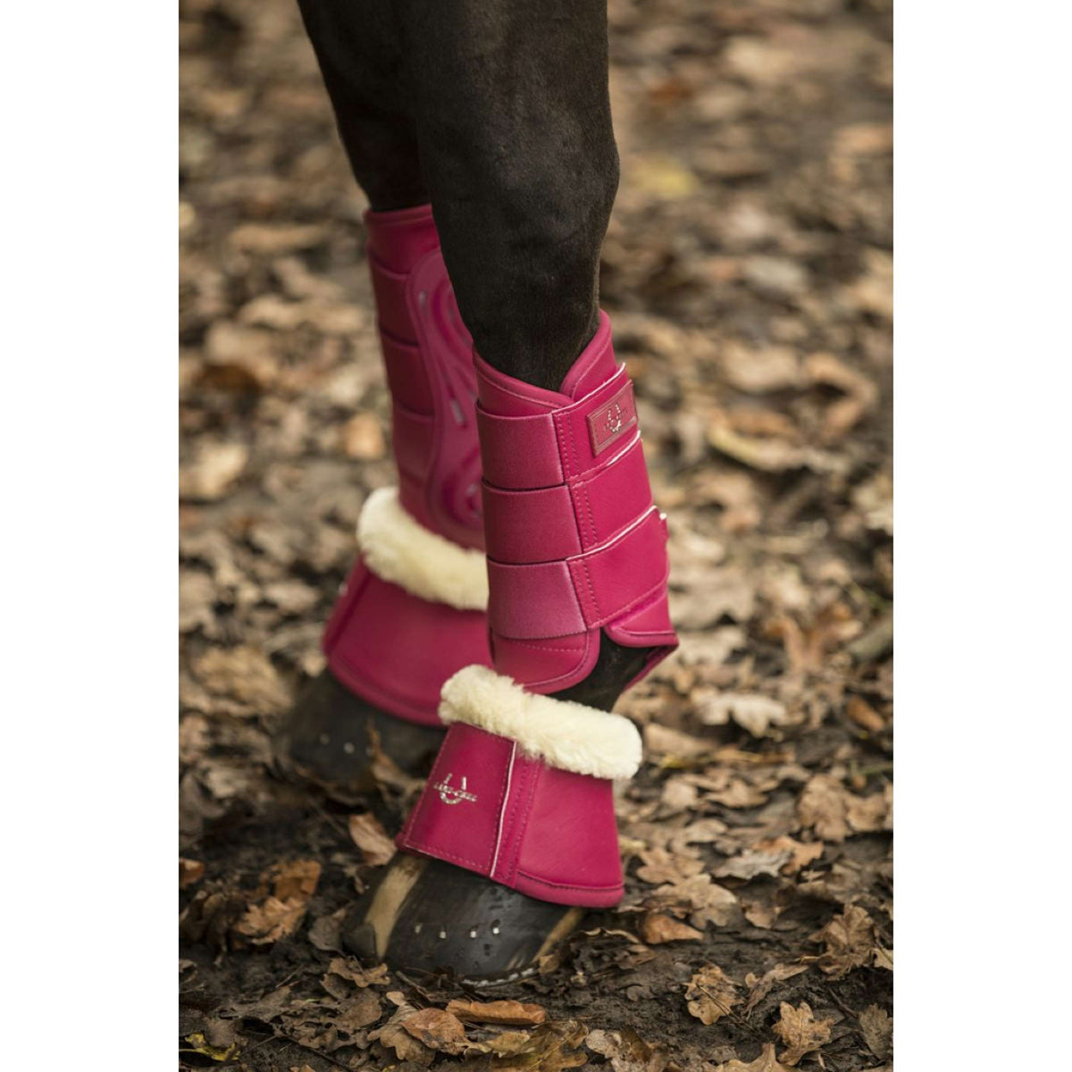 Lami-Cell Bell Boots with Fur Rasberry