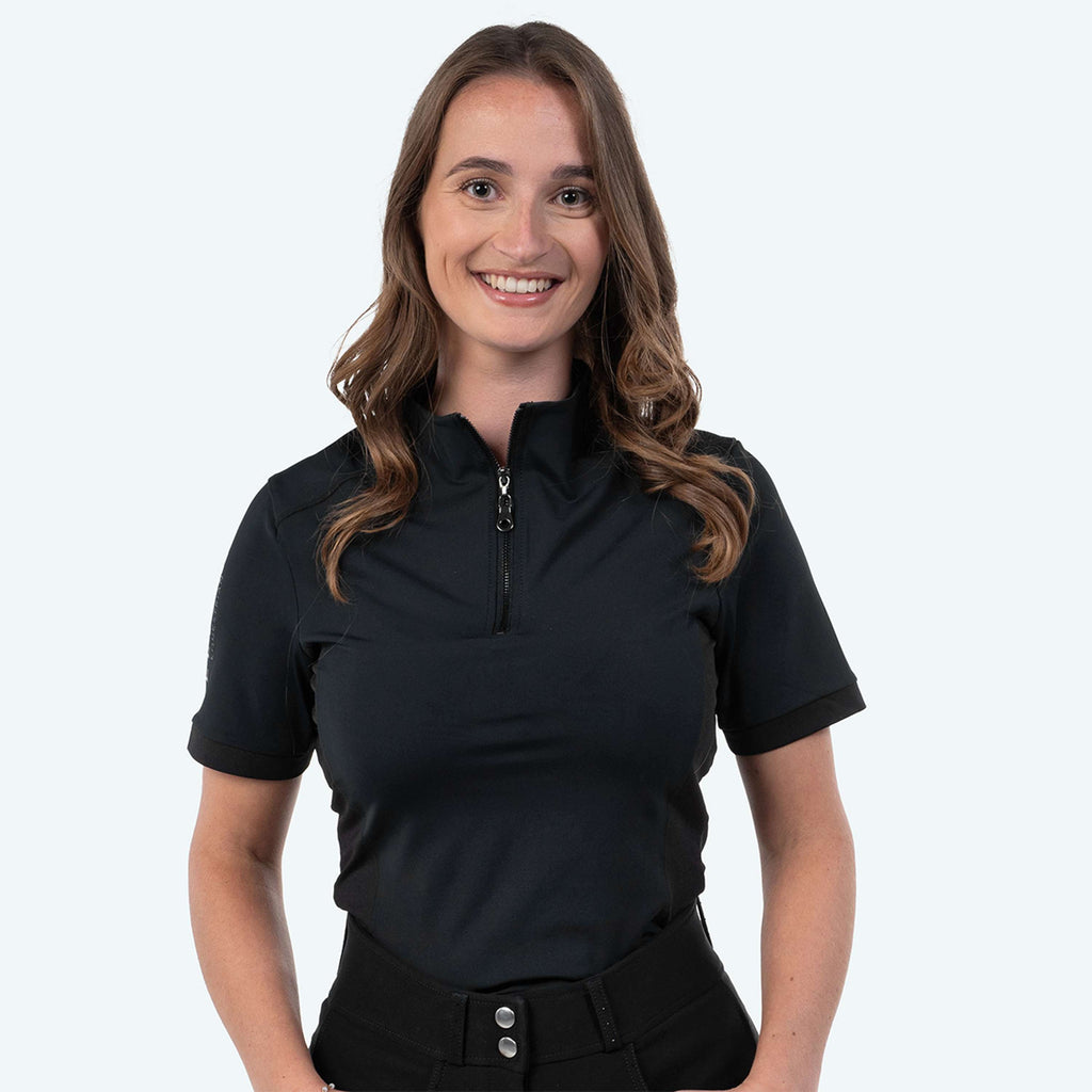 Elvera Equestrian Training shirt EEVexa Short Sleeve Black
