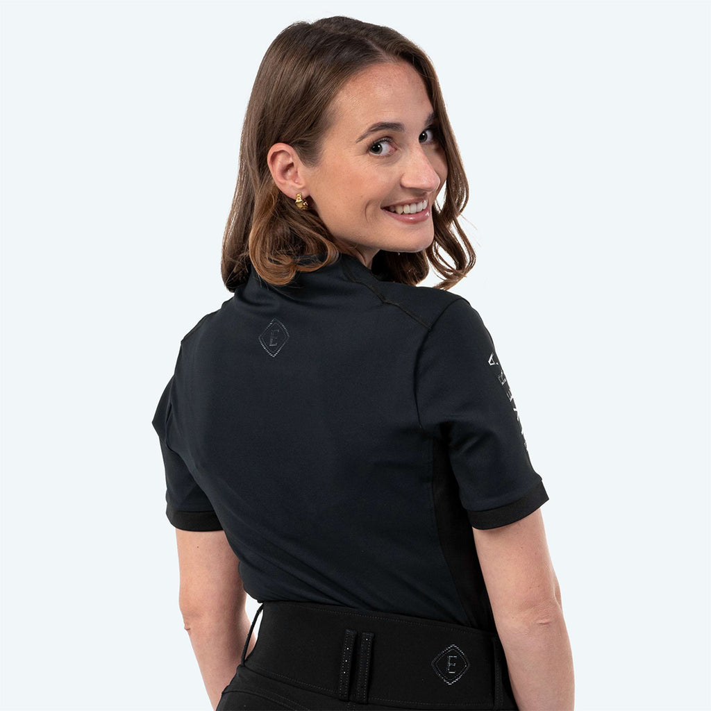 Elvera Equestrian Training shirt EEVexa Short Sleeve Black