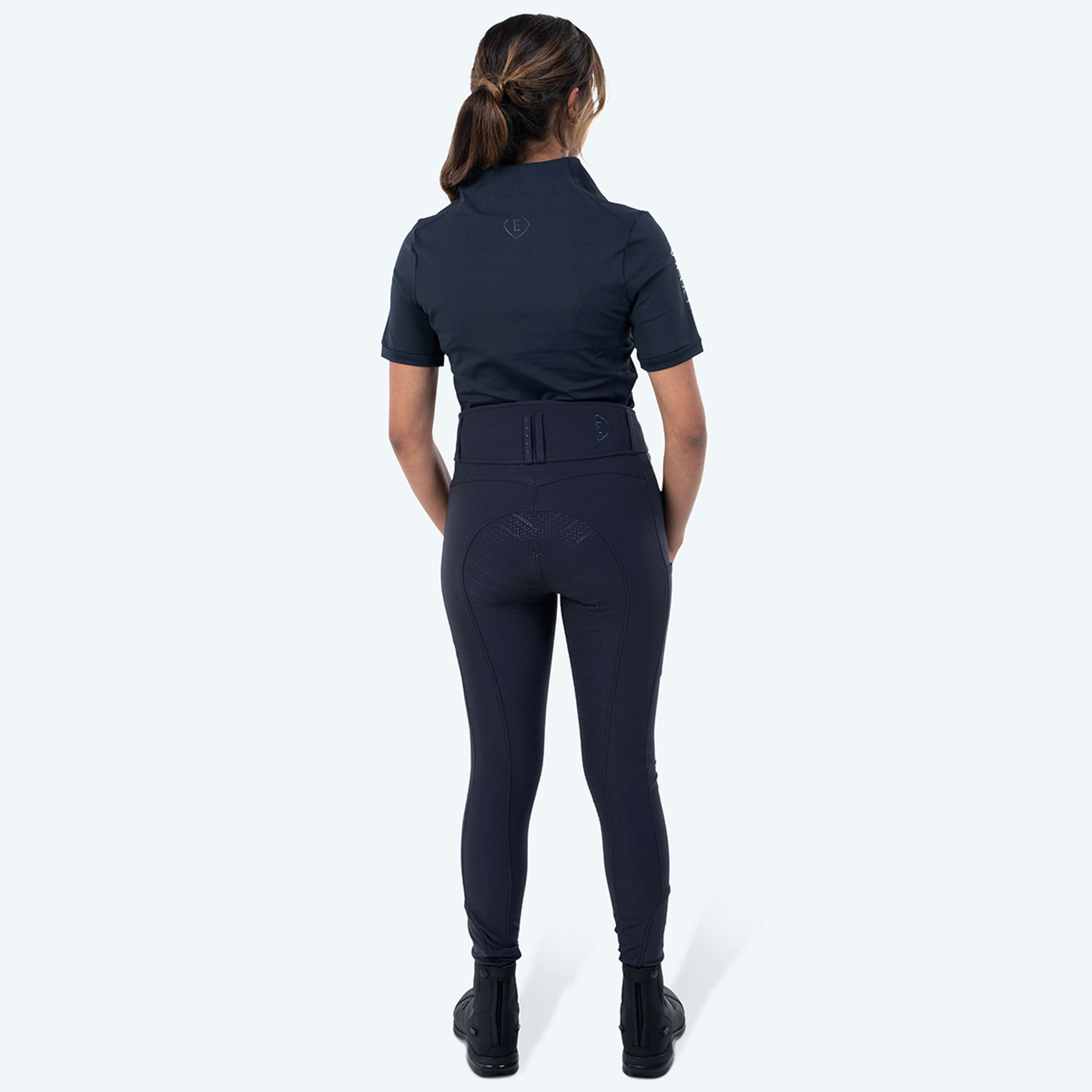 Elvera Equestrian Training shirt EEVexa Short Sleeve Navy