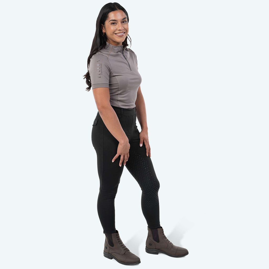 Elvera Equestrian Training shirt EEVexa Short Sleeve Walnuss