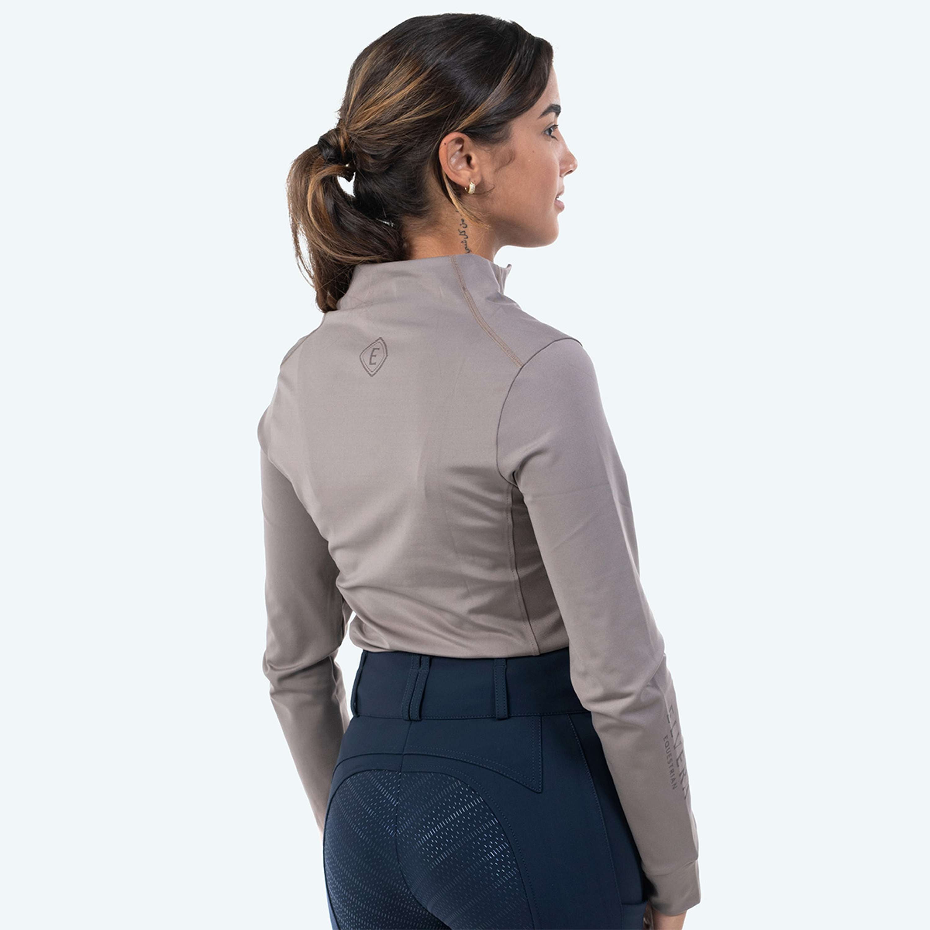 Elvera Equestrian Training shirt EEMexa Long Sleeve Walnuss