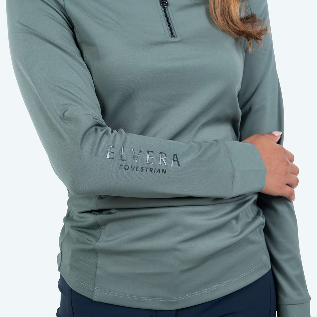Elvera Equestrian Training shirt EEMexa Long Sleeve Oregano