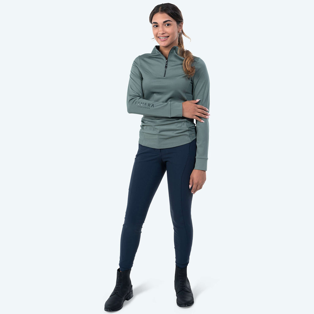 Elvera Equestrian Training shirt EEMexa Long Sleeve Oregano