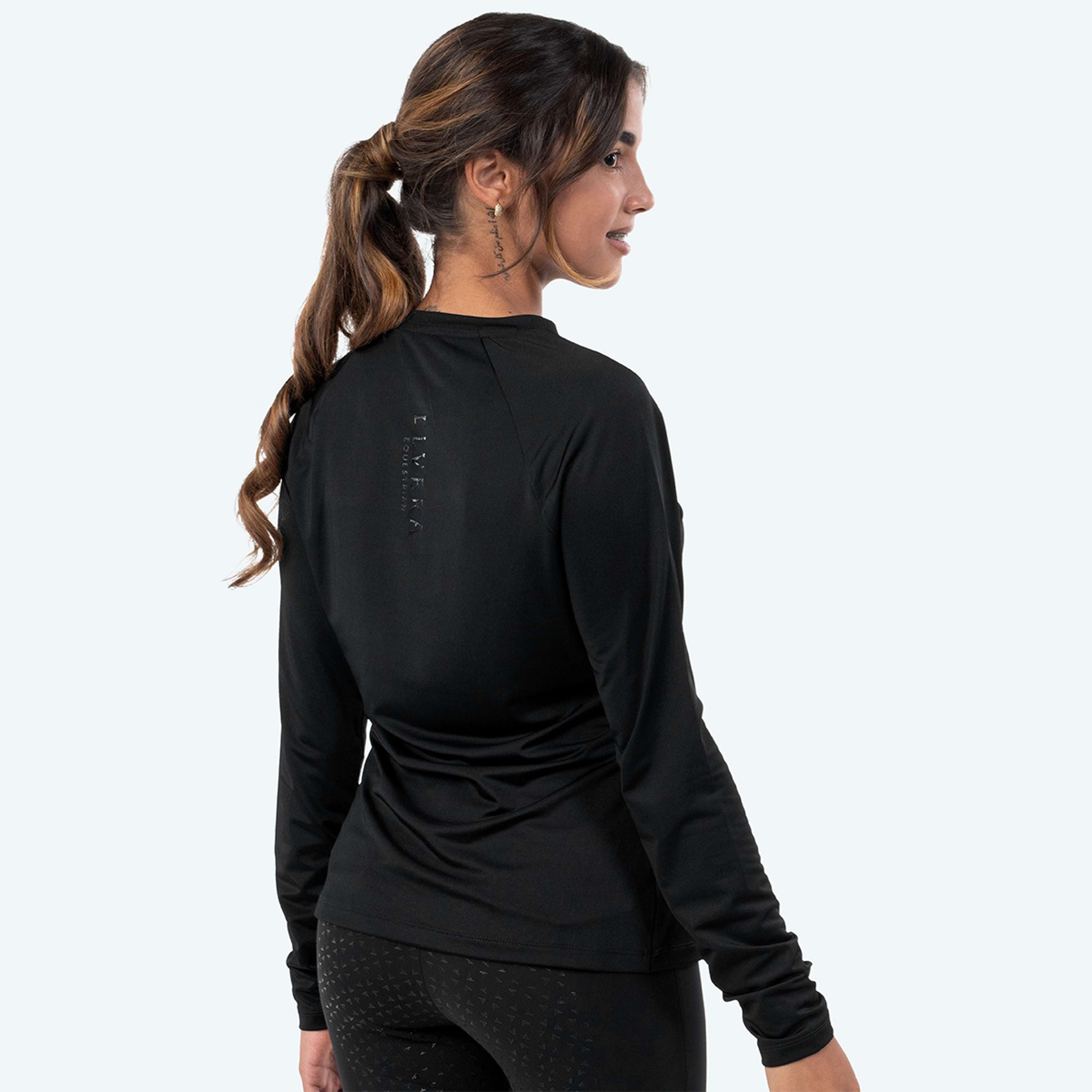 Elvera Equestrian Performance Shirt EELunara Black