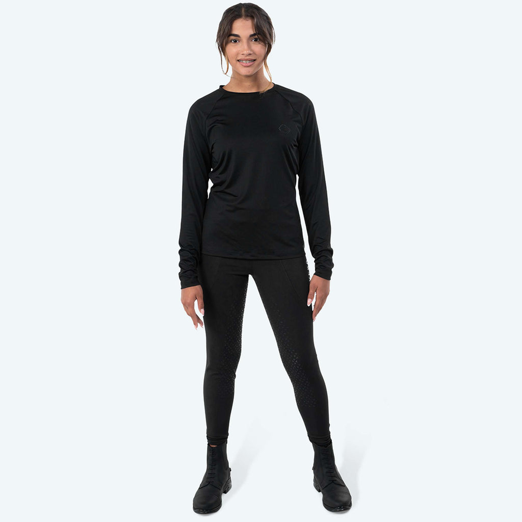 Elvera Equestrian Performance Shirt EELunara Black