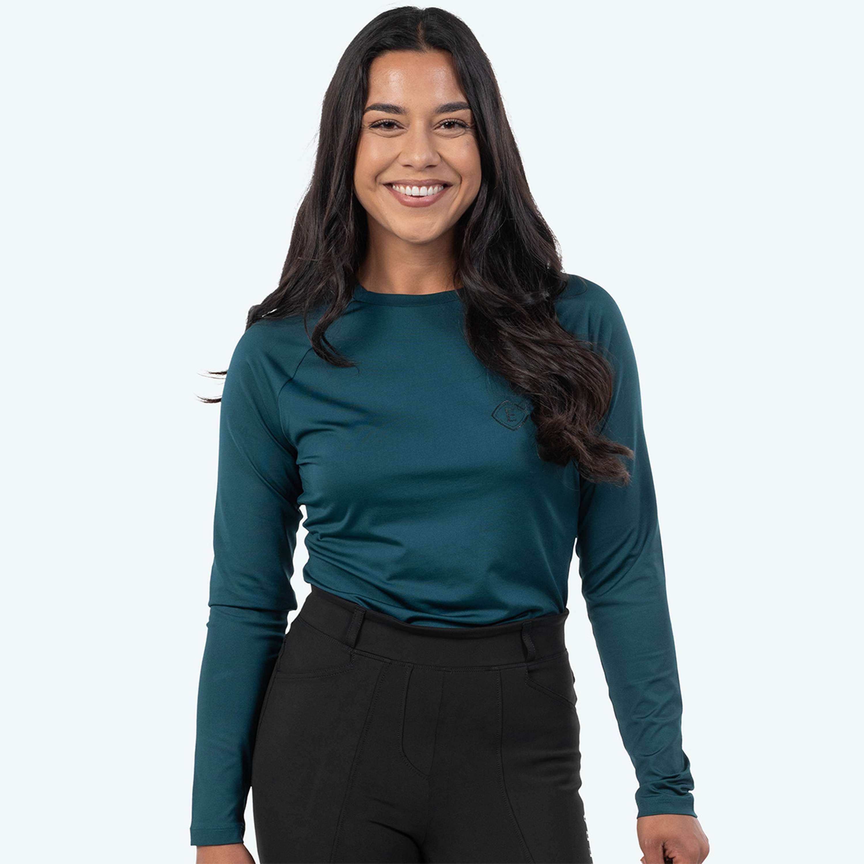 Elvera Equestrian Performance Shirt EELunara Deep Teal
