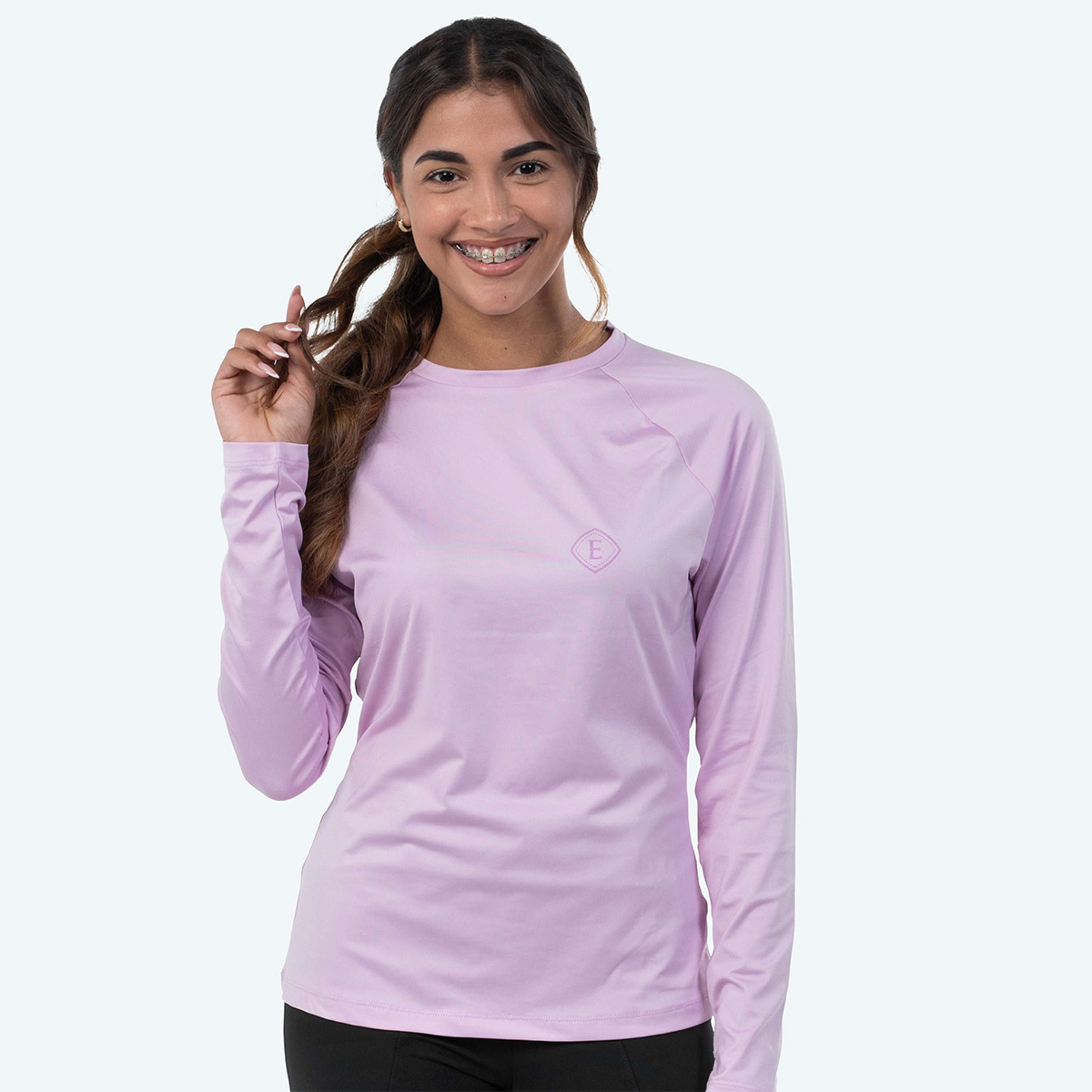 Elvera Equestrian Performance Shirt EELunara Lila Purple