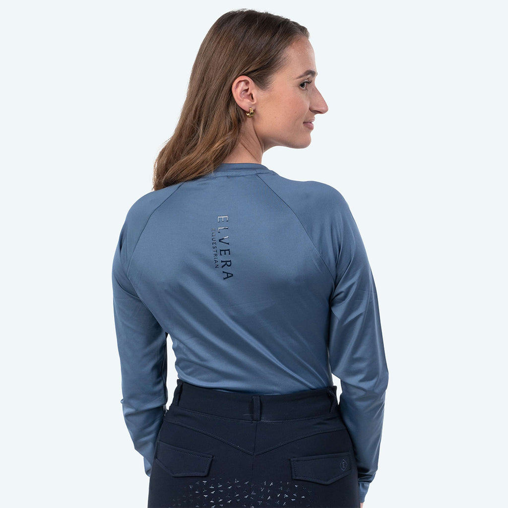 Elvera Equestrian Performance Shirt EELunara Dove Blue