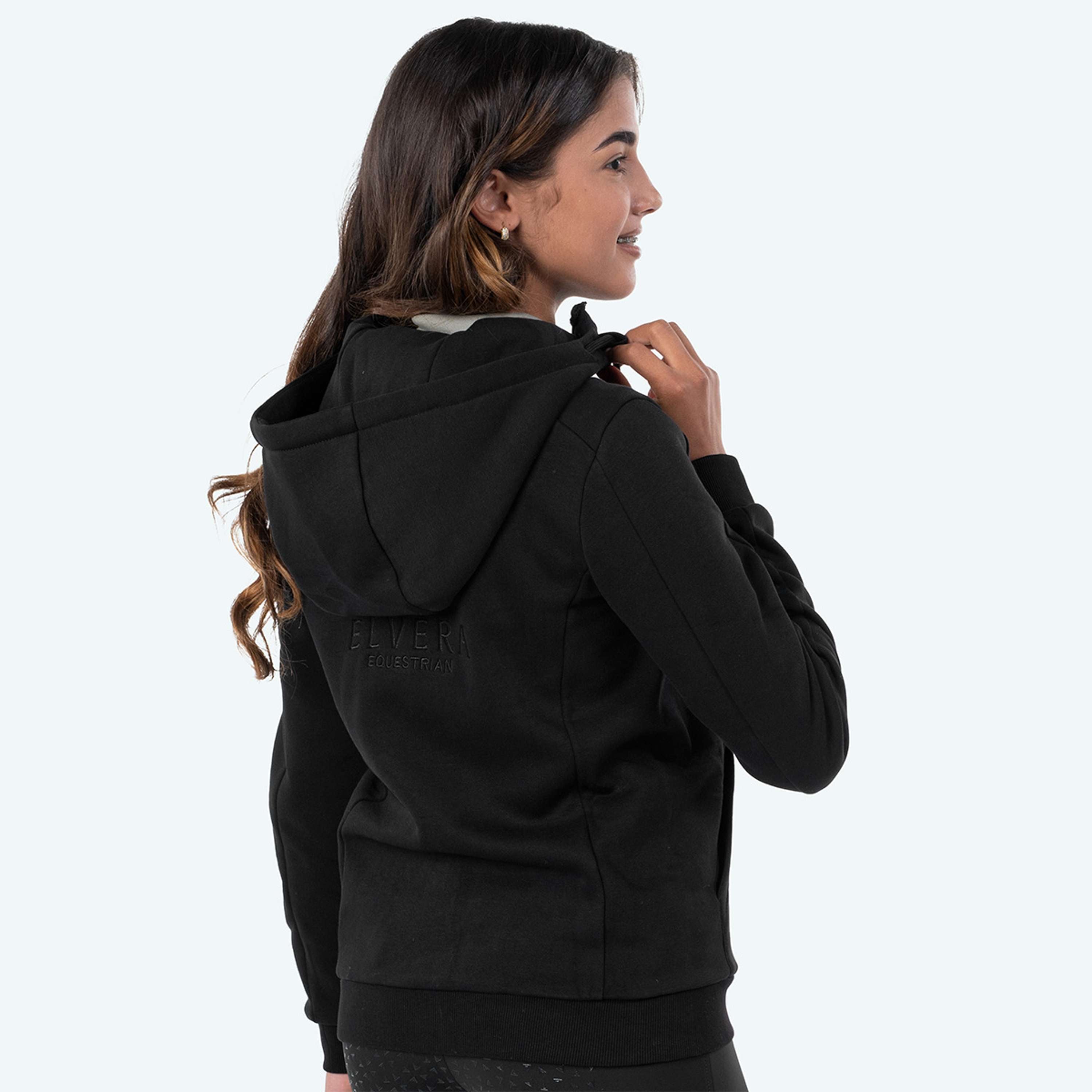 Elvera Equestrian Zip-Hoodie EEValera Black
