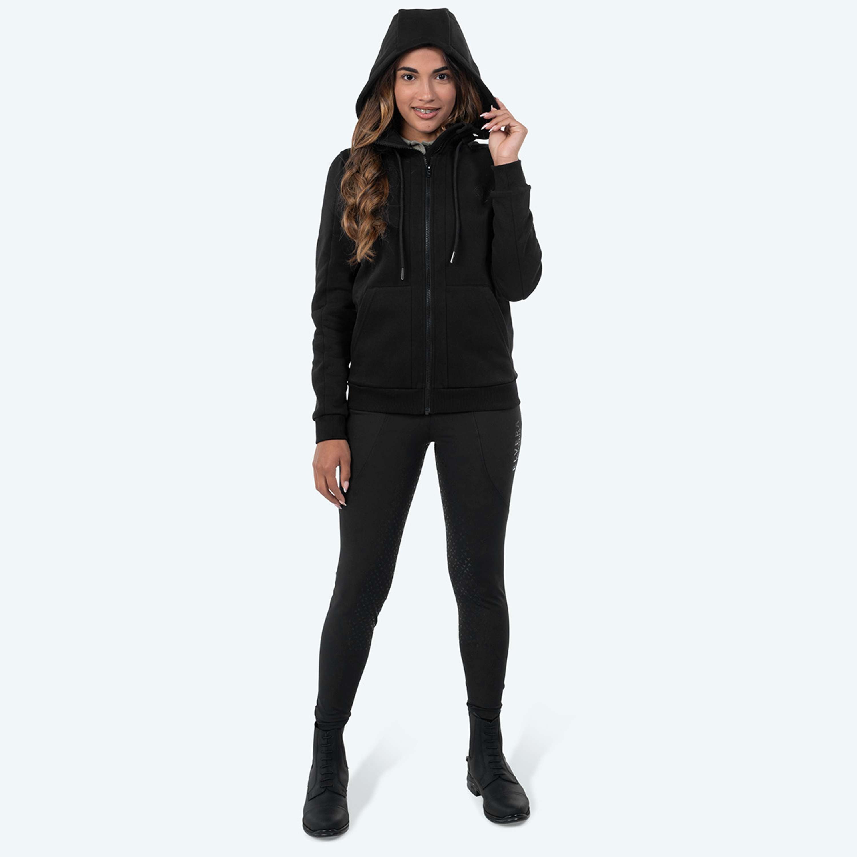 Elvera Equestrian Zip-Hoodie EEValera Black