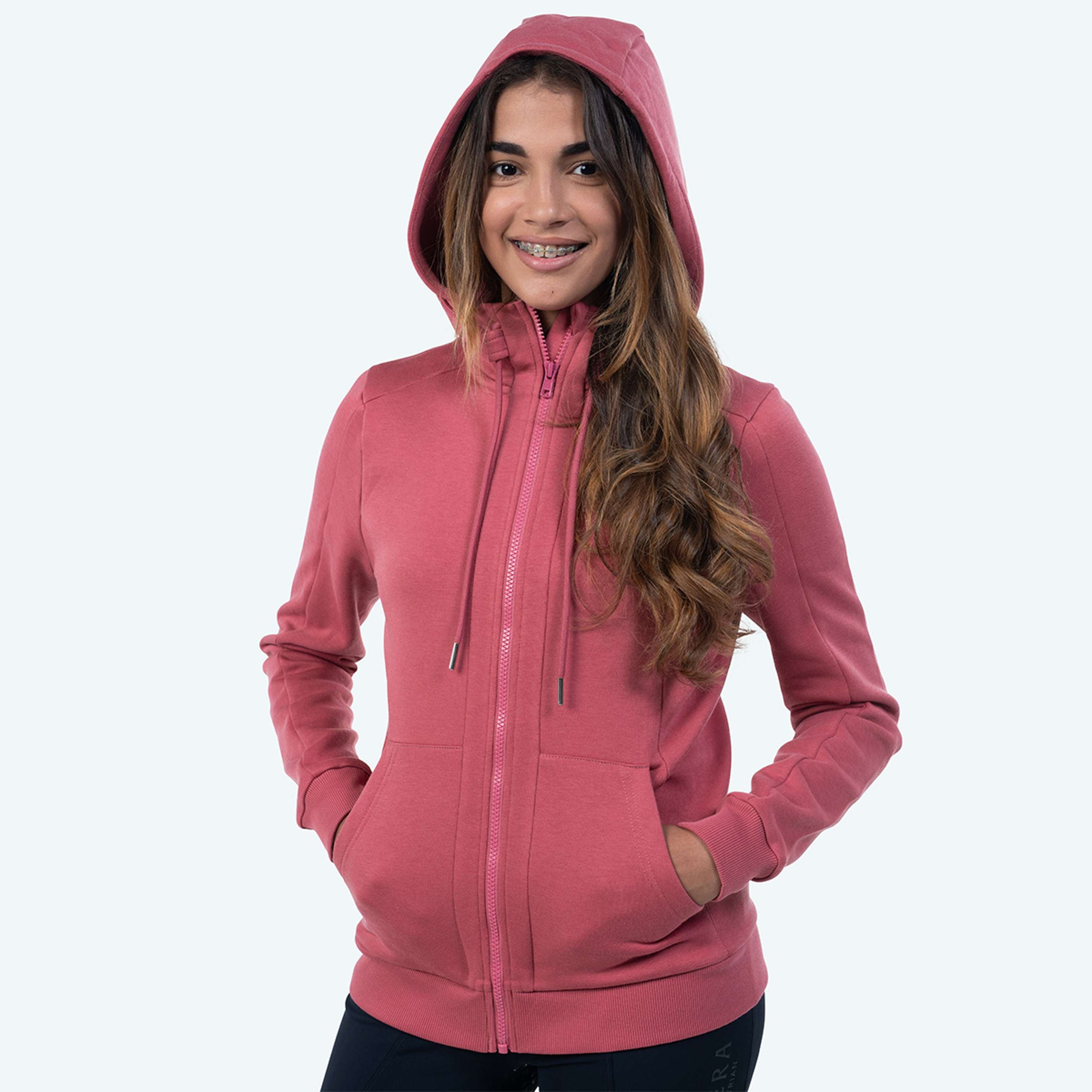 Elvera Equestrian Zip-Hoodie EEValera Mauve Wood