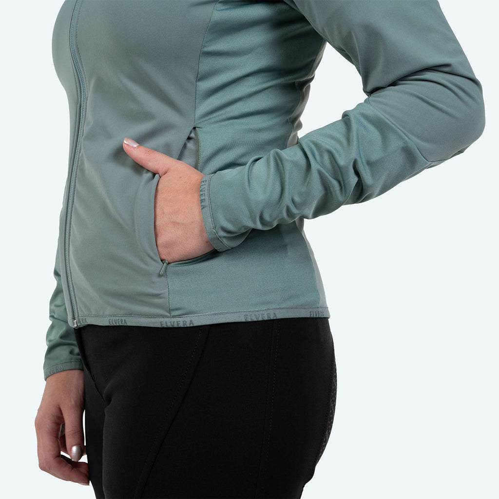 Elvera Equestrian Training Vest EEAveline Stormy Green