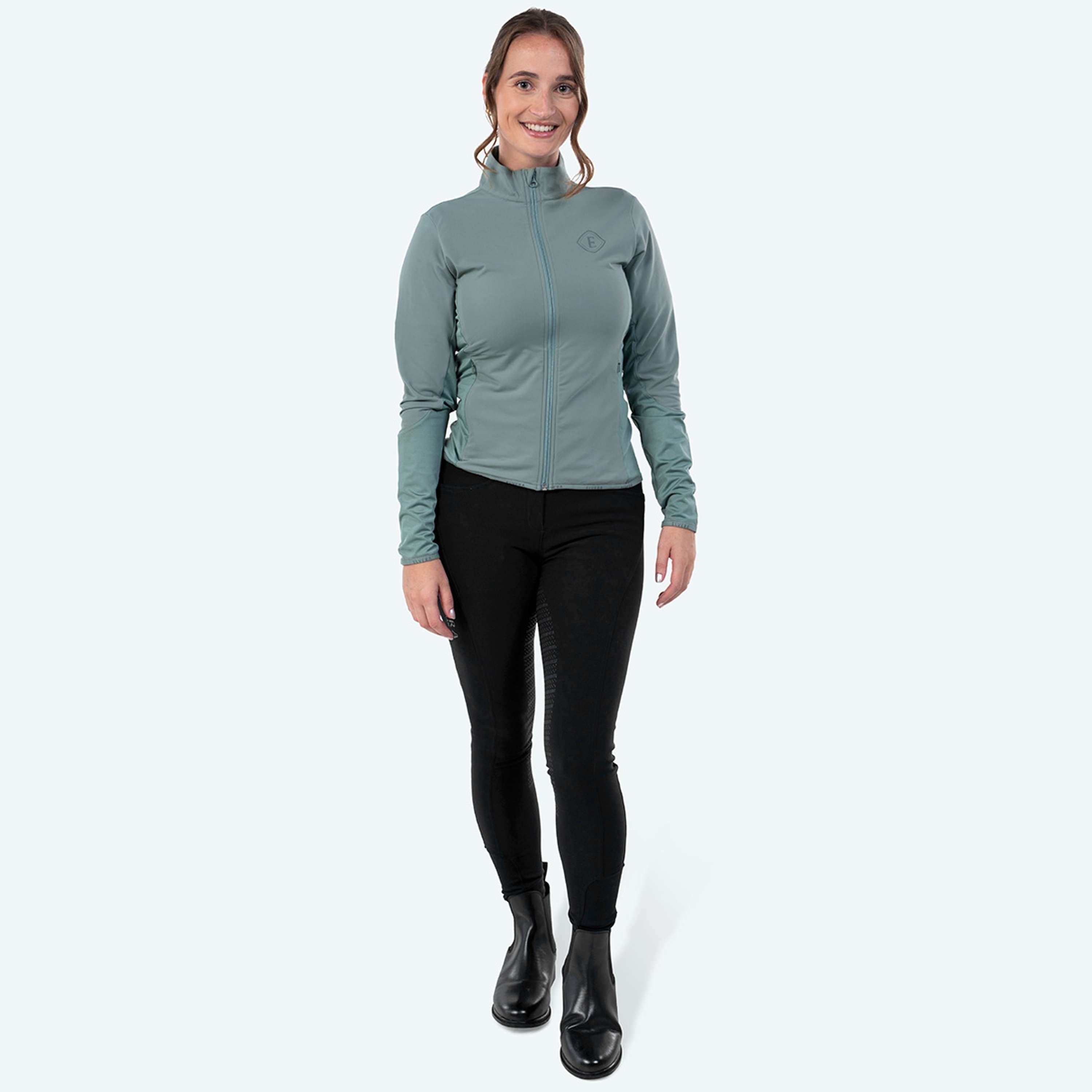Elvera Equestrian Training Vest EEAveline Stormy Green
