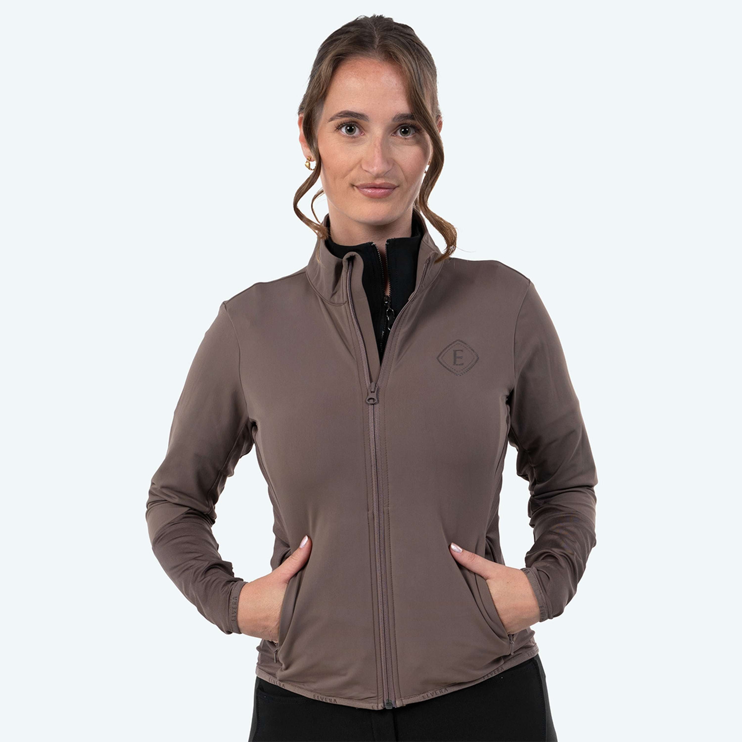 Elvera Equestrian Training Vest EEAveline Dark Taupe